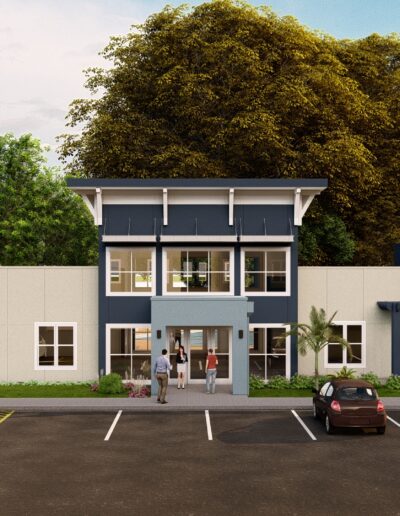 Clubhouse Entry at Salix and 52 - Luxury Residences